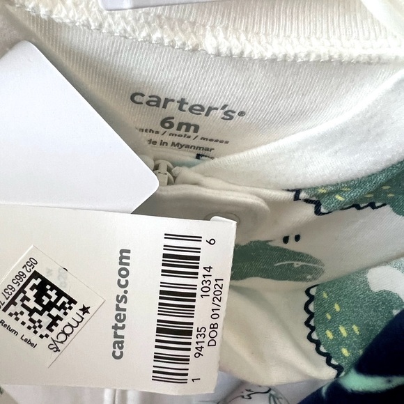 NWT Bundle of 2 Carter’s Footies / Sleepers, Size 6M - Picture 6 of 6